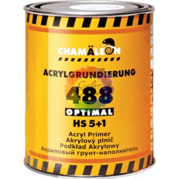 Грунт акриловий для авто CHAMÄLEON 488 OPTIMAL HS, 5+1, 1л, сірий (без затверджувача)