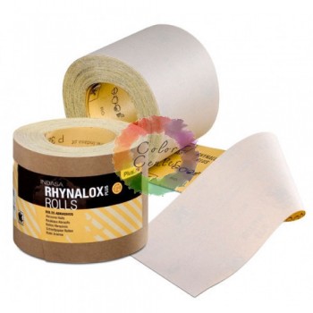 Р150 INDASA RHYNALOX PLUS LINE Зносостійкі Рулони на Латексній Основі, 115мм х 1м