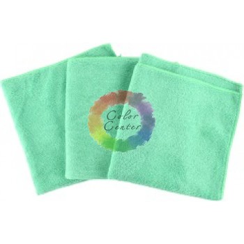 APP 080648 Салфетка беспыльная из микрофибры MF Clothe, 40 см*40 см, зеленая, 3 шт